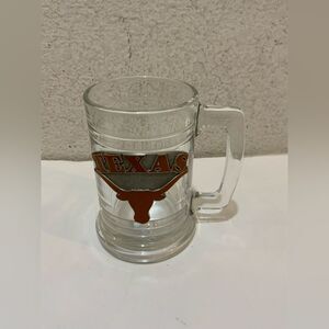 NCAA Texas Longhorns Logo 16 Oz. Clear Large Drink Beer Glass Mug